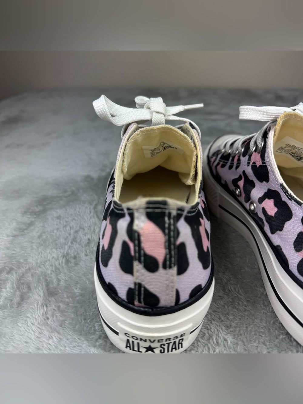 Converse Chuck Taylor All Star Leopard Platform Low Top - Picture 8 of 15